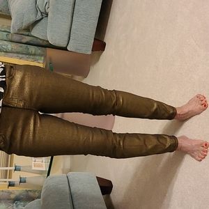 Thalia Sodi copper skinny jeans, sz 4